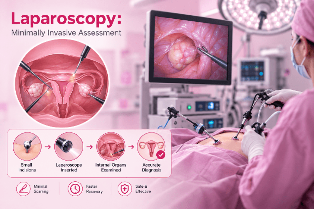 Laparoscopy procedure at Divine IVF, Noida